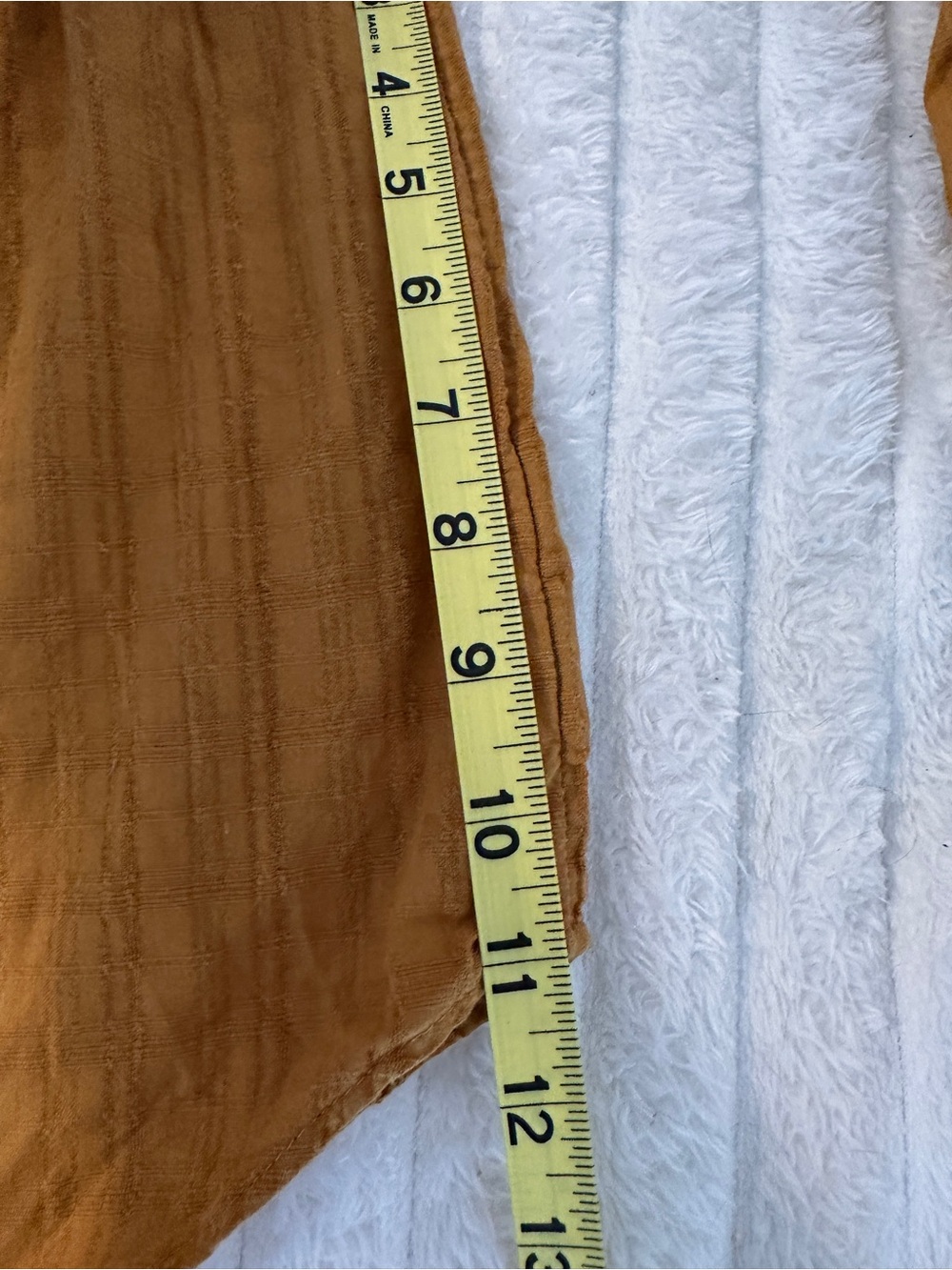 Madewell Rust-Brown Square-Neck Gauze Blouse - Picture 6 of 6